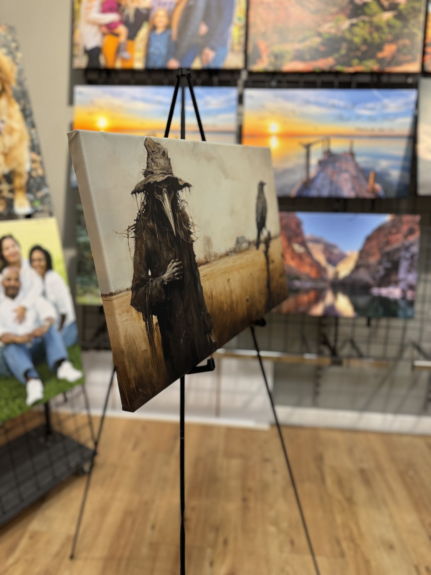 Plague Doctor and Crow